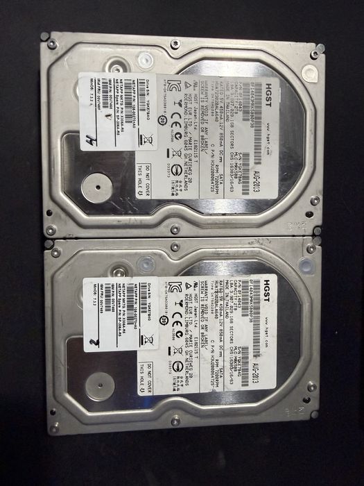 Продам 2 hdd HGST 2 tb