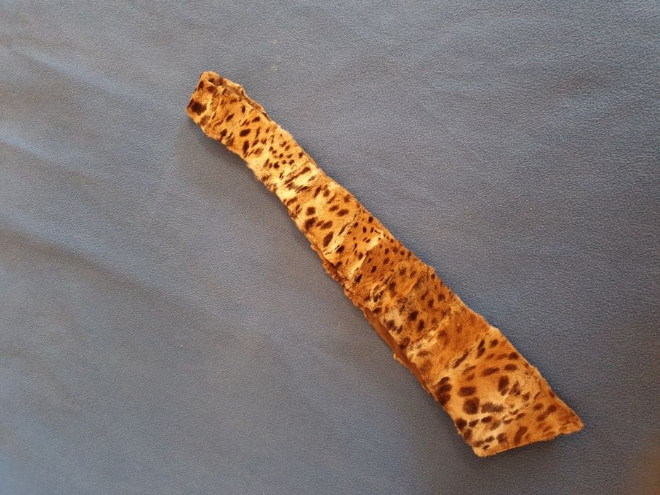 Калпак-заешка кожа+шал-яка(леопард)