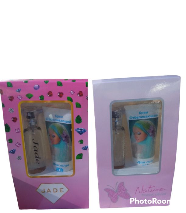 Набор женские духи и крем летса