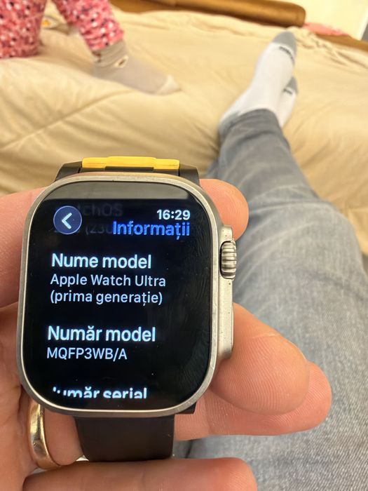 Vând Apple Watch Ultra – Stare Excelentă, Baterie 92%