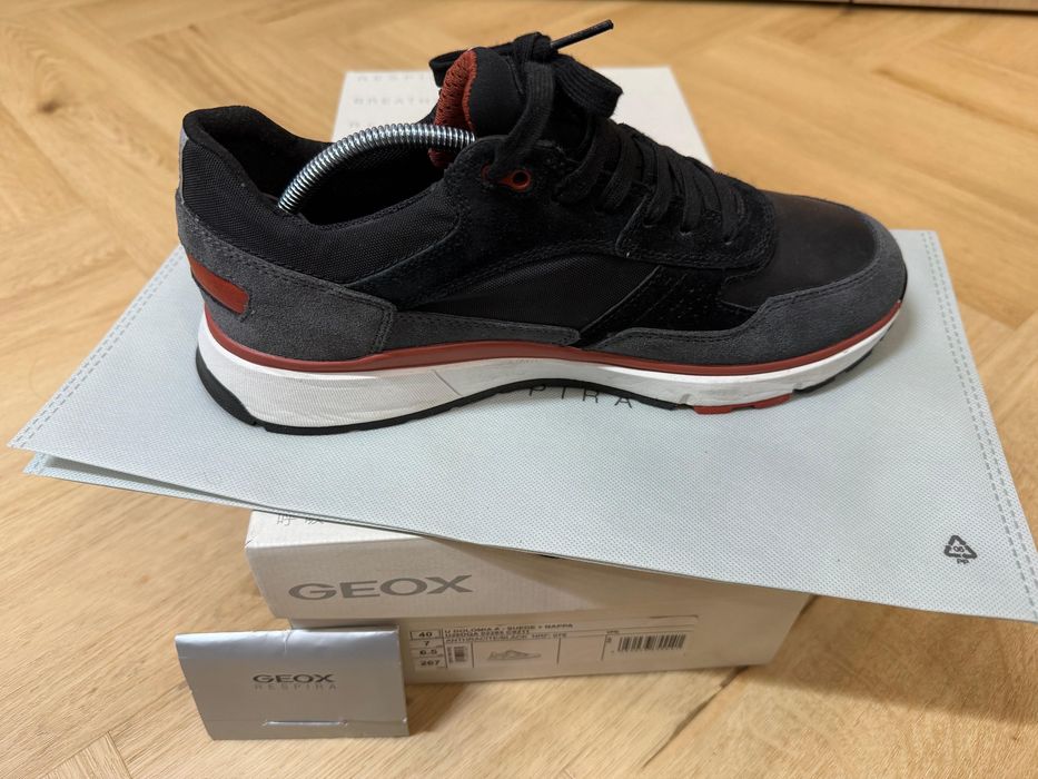 Pantofi Geox U Dolomia A – mărimea 40, culoare Anthracite/Black, în stare foarte bună