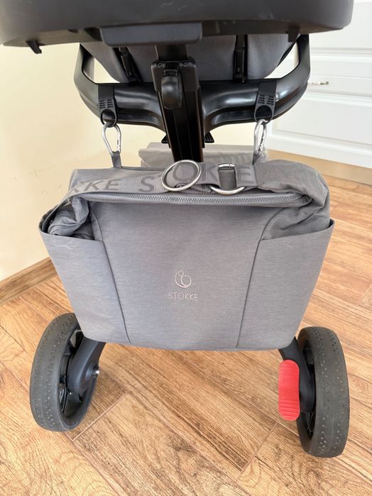 Бебешка количка Stokke Xplory  X + Carry Cot - Modern Grey