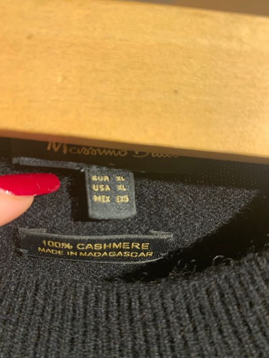 Дамски кашмирен пуловер Massimo Dutti, размер L