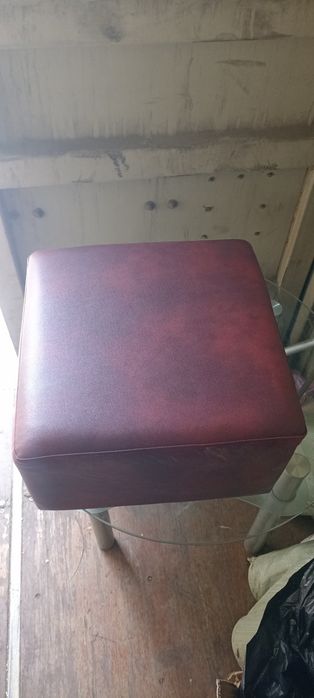 Пуфик 50*50  кожзам