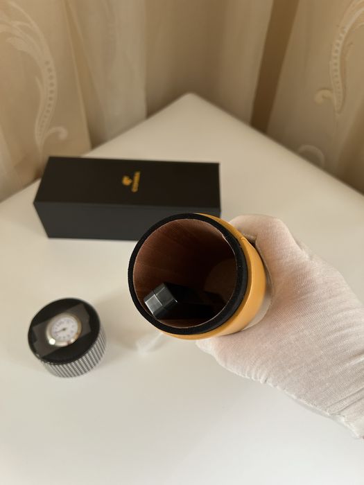 Cohiba преносим хумидор за 5 пури – кожа, кедър, подаръчна кутия