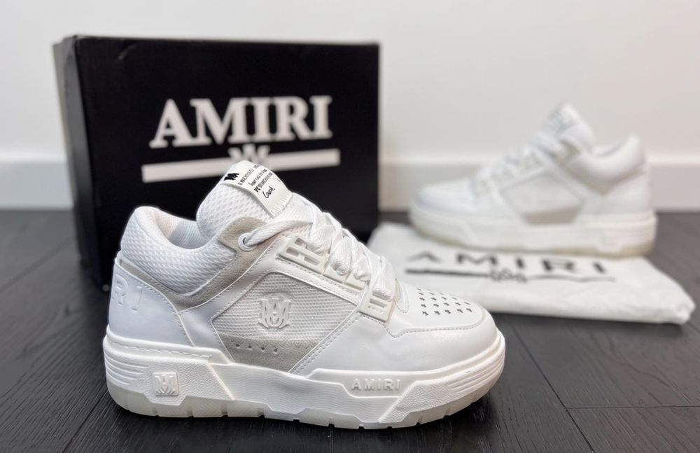 Adidasi Amiri MA1 Alb White - Full Box