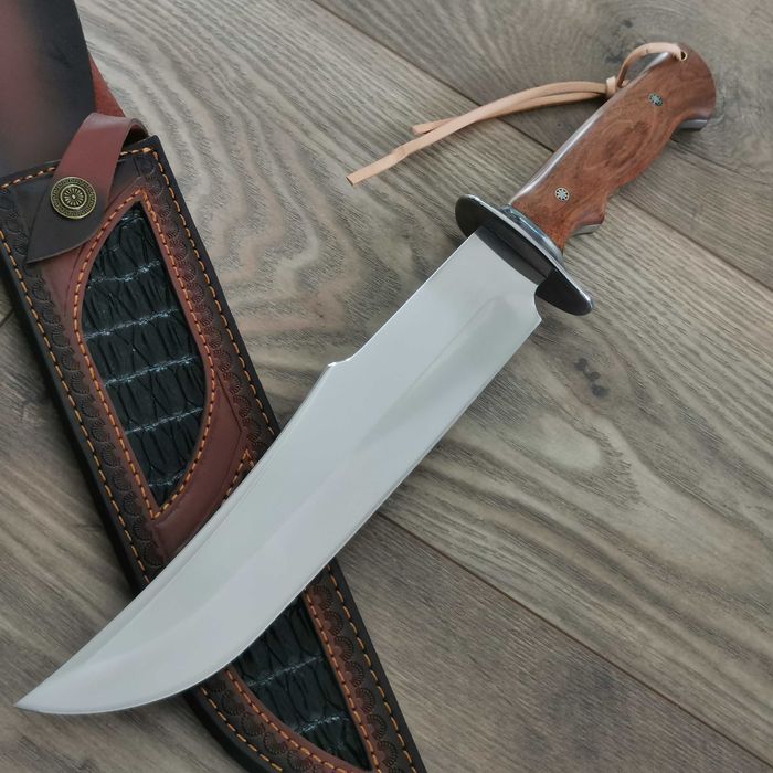 Огромен 41 см Ловен / тактически нож Dundee Hunter Цяло Парче Метал Full Tang