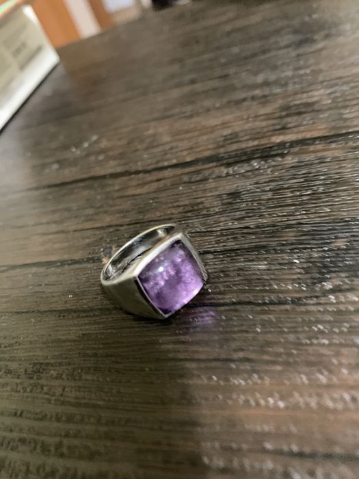 Серебрянное кольцо с аметистом