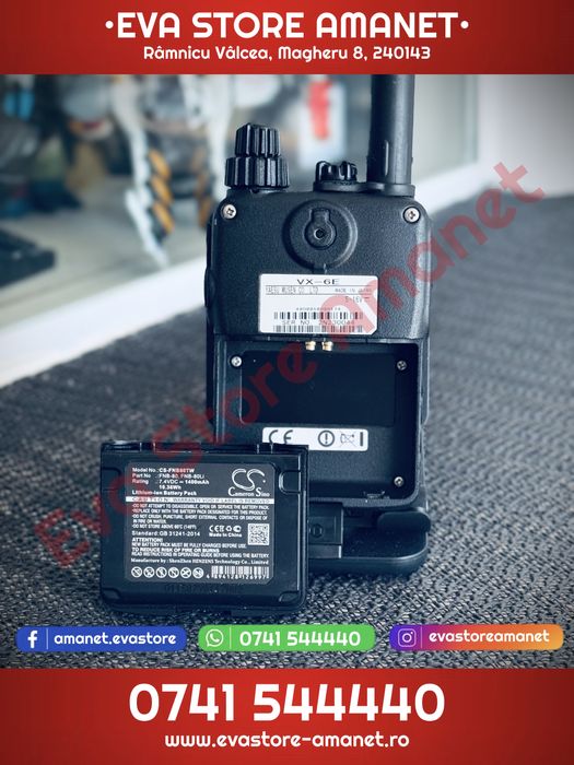 Statie radio / Transciever YAESU VX-6 Tri-band VHF/UHF 144–146 MHz / 430–440 MHz