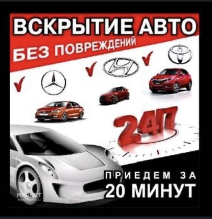 Вскрытия авто.
