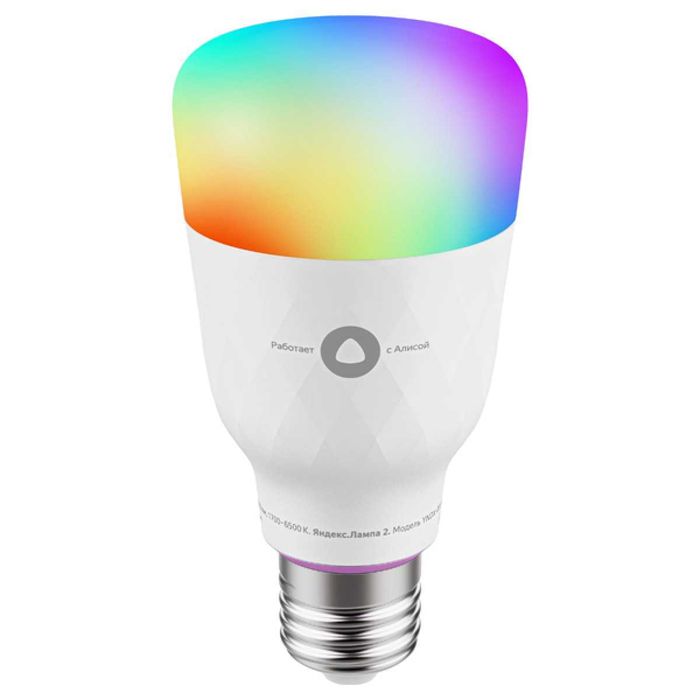 Умная LED-лампа Яндекс E27 — с Алисой до 25 000 ч. Есть доставка