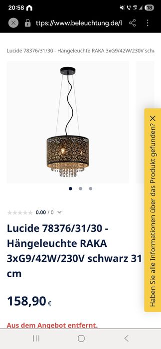 2 buc Candelabru cu diametru 42cm, 4 becuri tip led