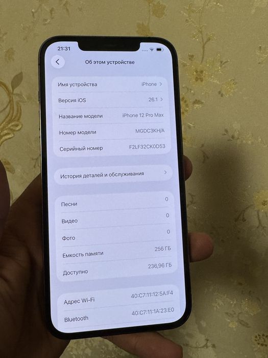 Iphone 12 pro max 256gb