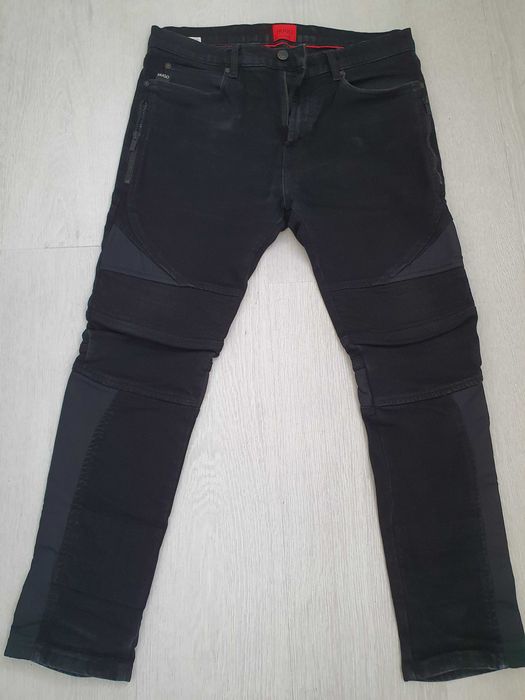 Blugi hugo boss biker marimea 31 negri