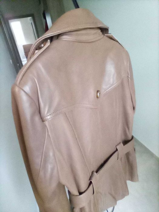 Кожено кафяво яке