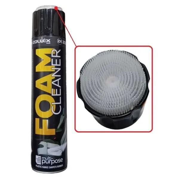 пяна за почистване - интериорна с четка zollex 650мл. zc-233, ...