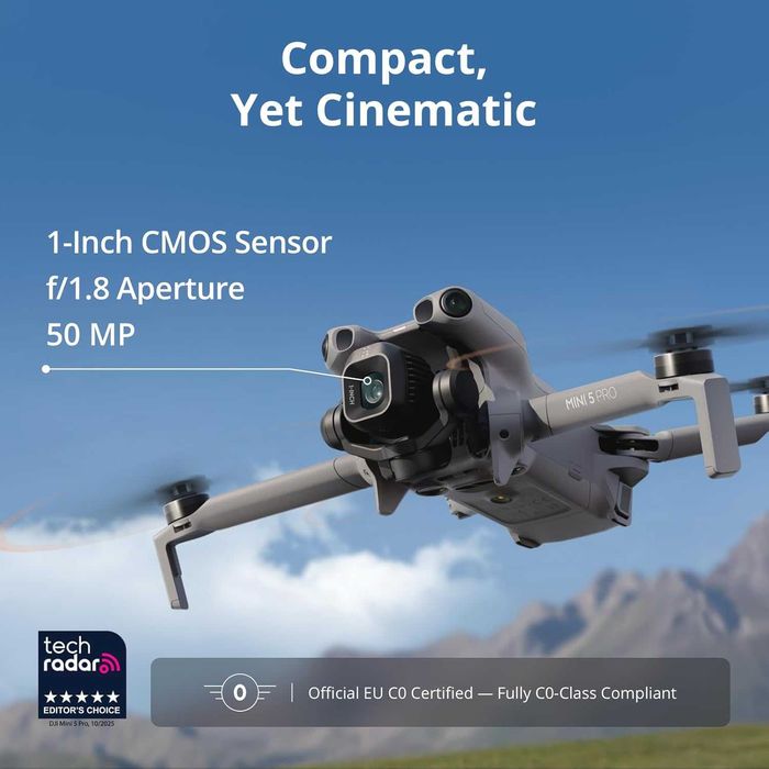 Дрон DJI Mini 5 Pro Fly More Combo with DJI RC 2 and 1 Year Care