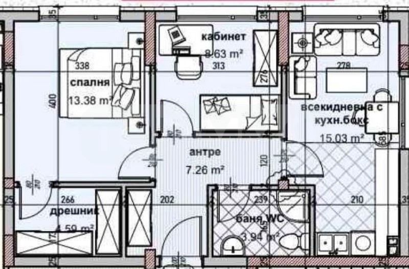 Продава се Тристаен апартамент в Варна, Владислав Варненчик - 76 кв.м за 1063 €/кв.м - Снимка #2