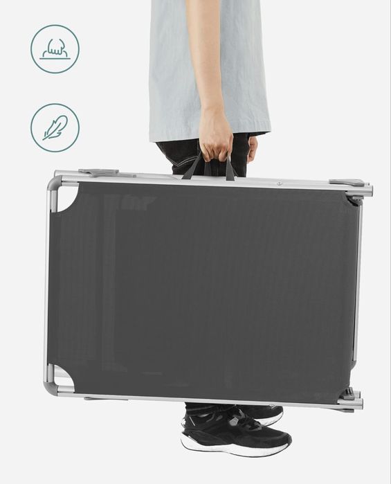 SONGMICS сгъваем шезлонг със сенник