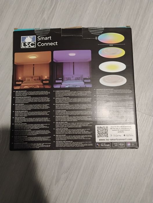 Plafoniera led rgb smart