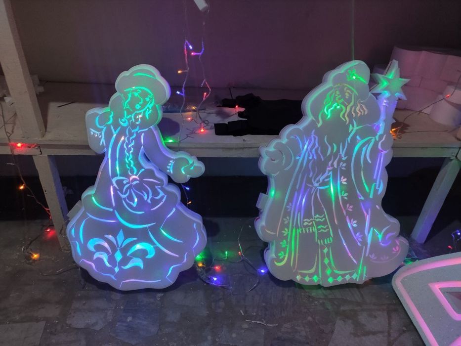 Новогодний декор из пенопласта