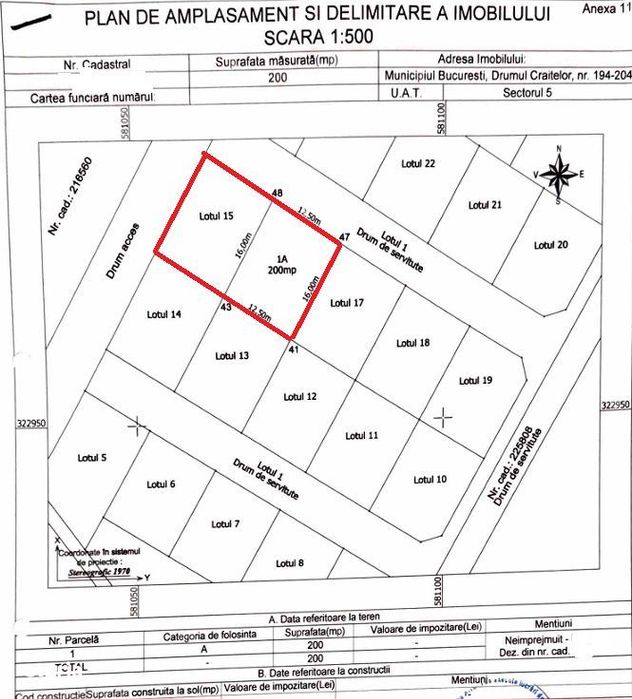 Teren 400 Mp Prelungirea Ghencea-Pretabil Duplex, 25 Ml Front,Sect 5
