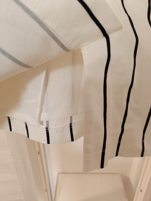 Fustă brand Steilmann măsura 48, albă cu dungi negre