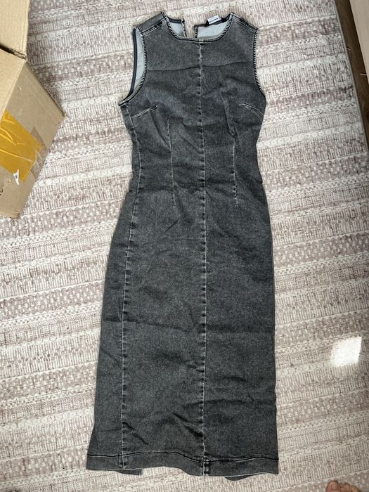 платье приталенное джинсовое xs