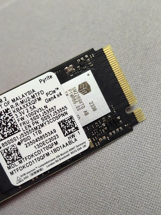 Продам SSD M.2 на 1TB (Gen4) 2240/2242