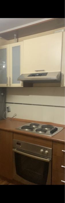 Духовка, плитка и вытяжка