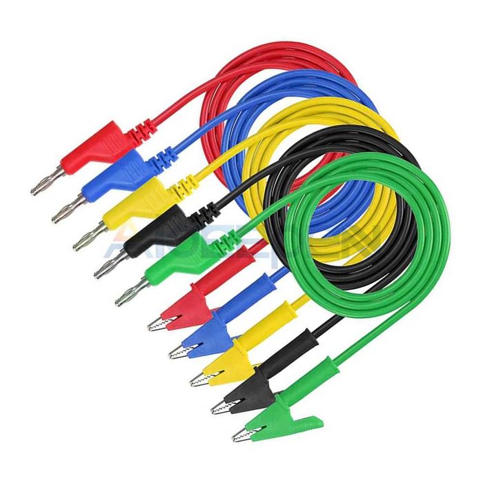 Set cabluri de testare mufa banana 4mm clesti crocodil multimetru