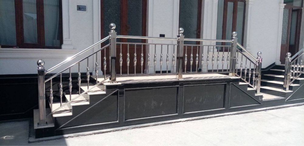 Нержавейка перила решотка