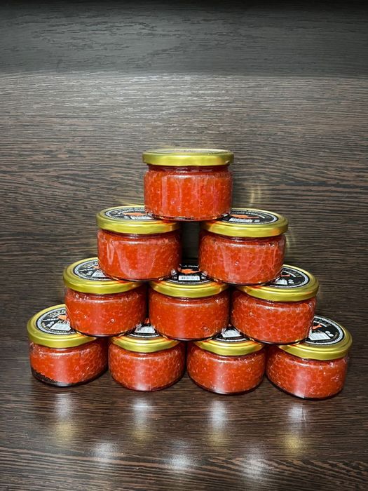 Красная икра кеты