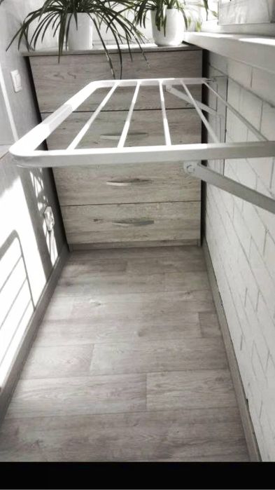Балкон учун кулай йечим раскладной бельевой ролик