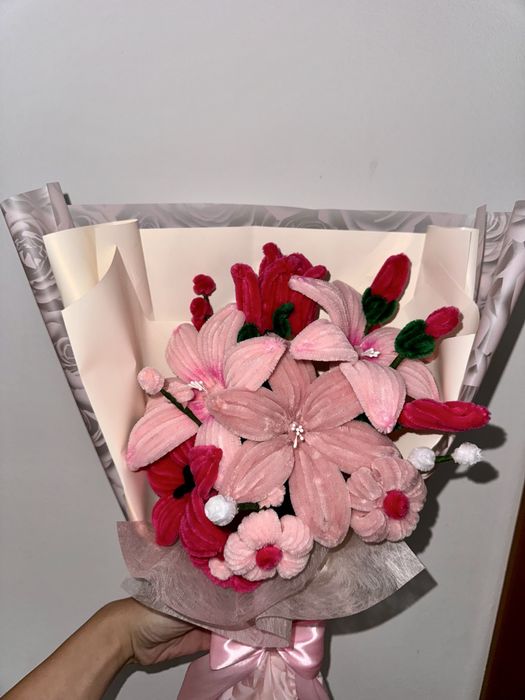 Buchet cadou cu flori nemuritoare