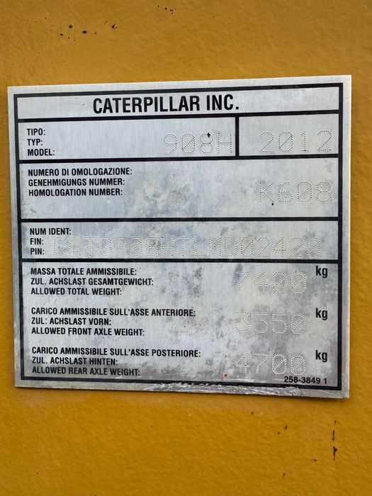 Incarcator frontal Caterpillar 908H