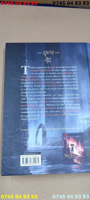 carte carti Ninja Timmy si calatoria spre Sansoria cartonata