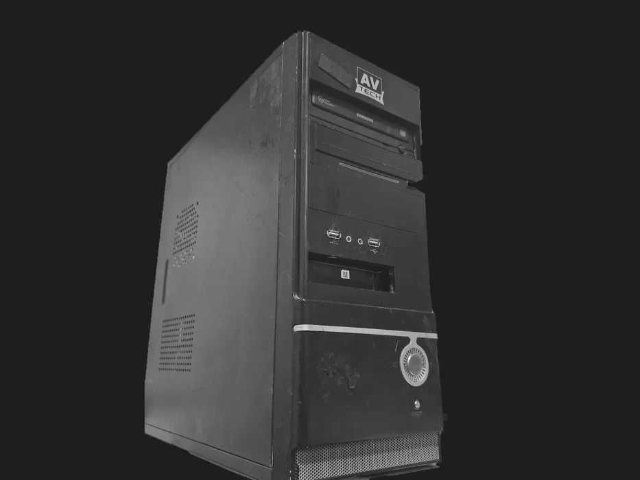 Офисный компьютер в рабочем состоянии (без монитора)