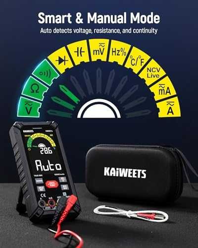 KAIWEETS KM601S мултиметър 10000 counts True RMS акумулаторен