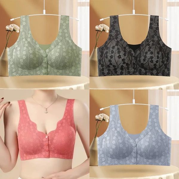 Безшевен памучен сутиен комплект от 4бр