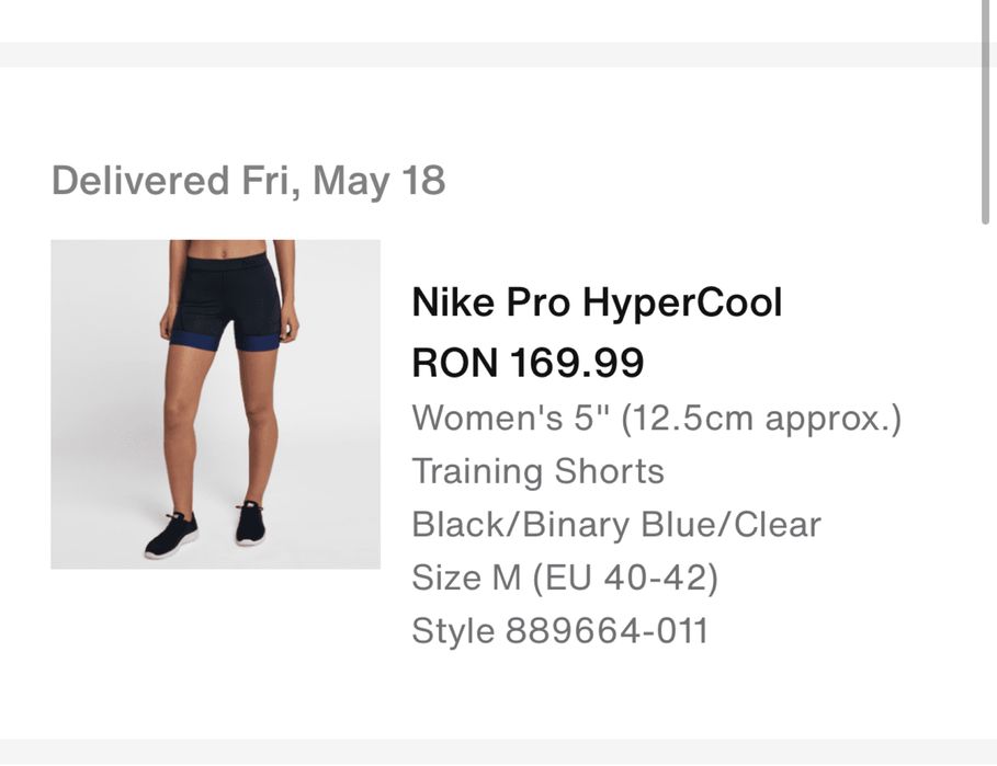 Pantaloni scurti sport Nike Pro Hyper Cool