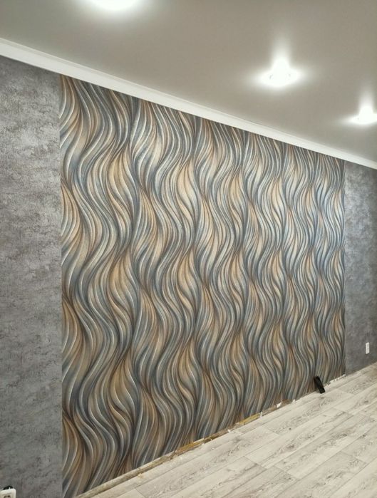 Поклейка обоев сапалы жабыстыру