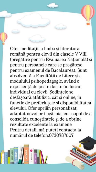 Meditații limba si literatura română