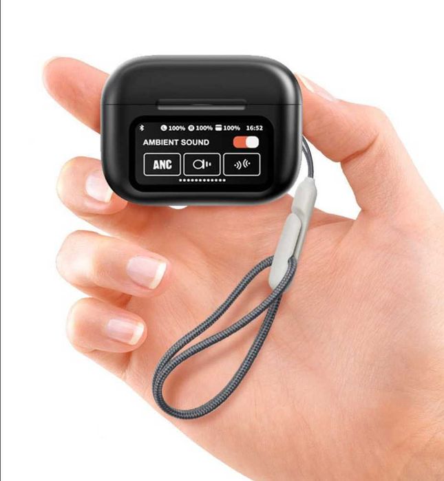 Bluetooth наушники с шумоподавлением наушники беспроводные с экраном