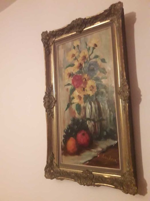 Pictura pe panza tablou semnata