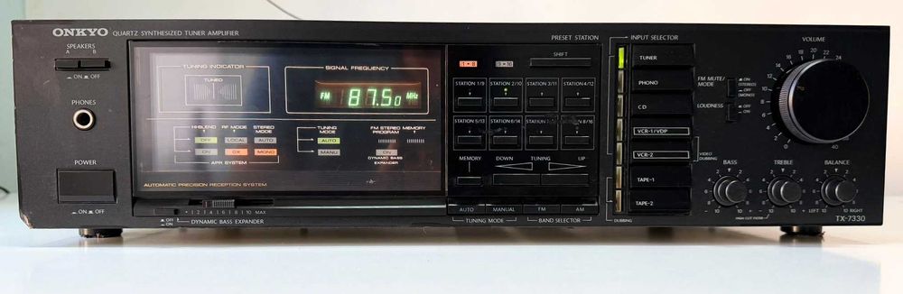 Amplificator Onkyo TX-7330 Receiver Japan Dynamic Bass Phono MM