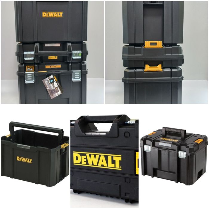 Система DEWALT КОМПЛЕКТ Отворен Куфар, Единичен Куфар и Tstak6