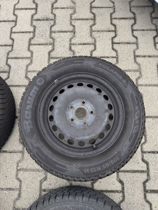 Jante Aluminiu VW Golf 5x112 Anvelope Iarna 195 65 15