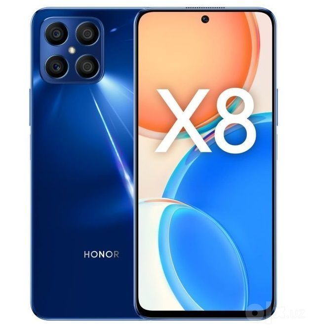 Honnor 8 X   6/128 gb Rasrochkaga oyiga 370.000 dan tushadi