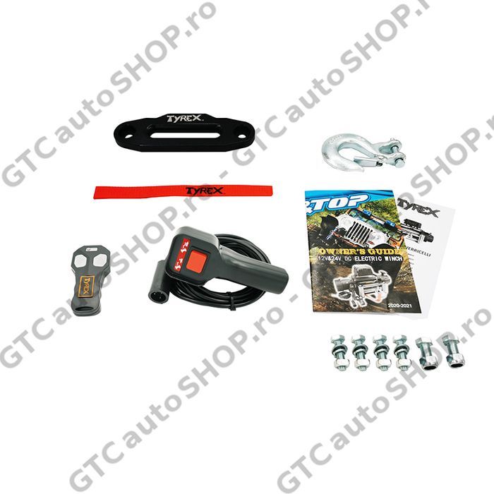 troliu tyrex 6500sp cablu sintetic